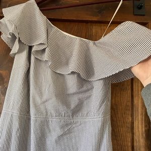 Banana republic ruffle dress